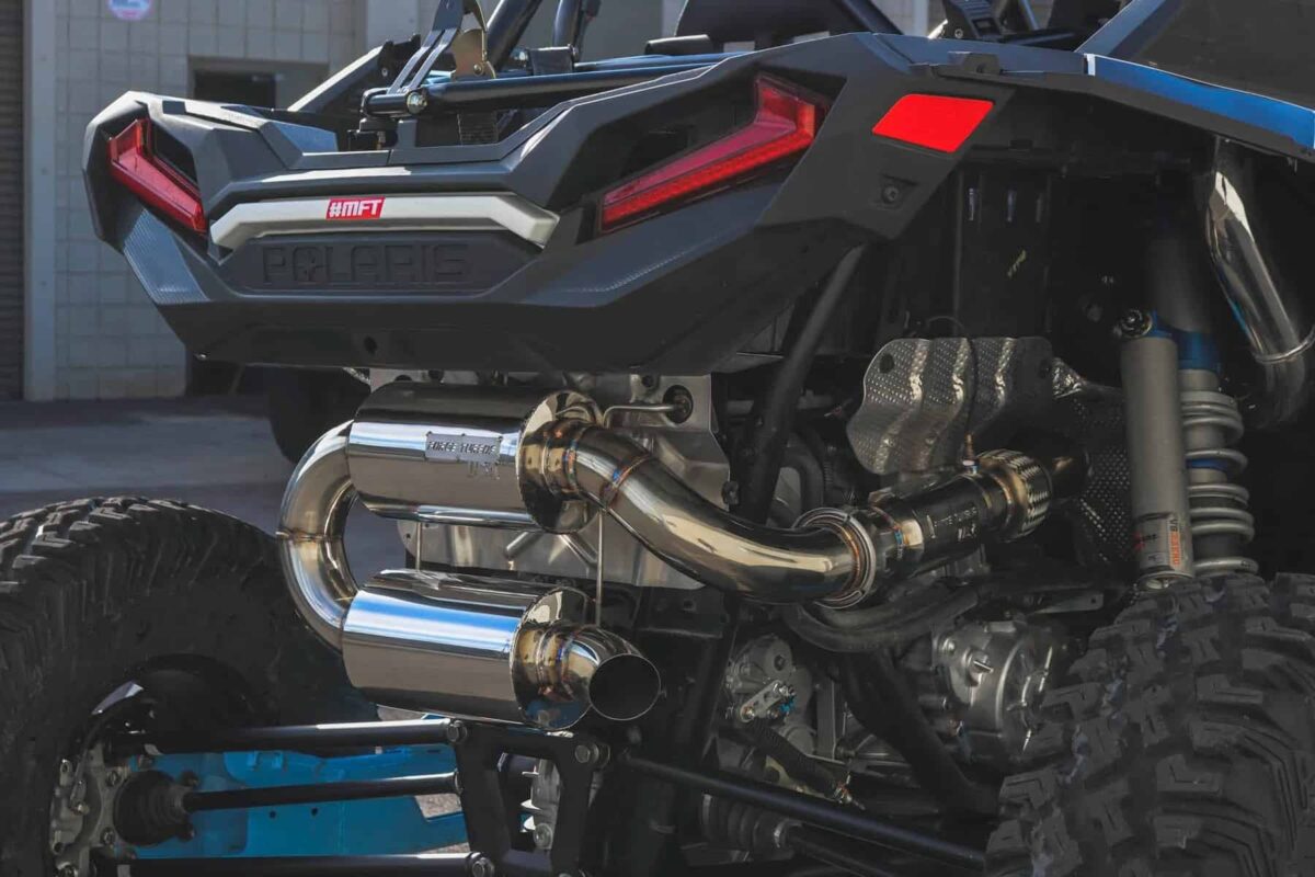 Force Turbos Polaris Rzr Xp Turbo Slip On Exhaust, Full System Option