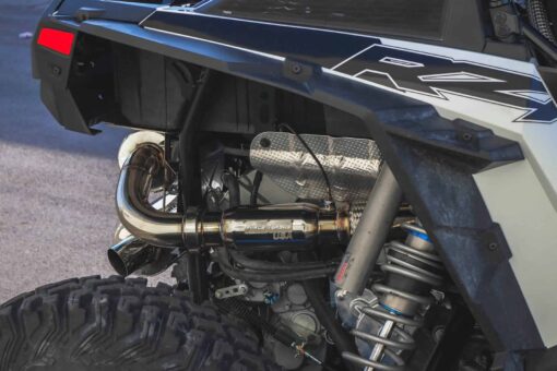 Force Turbos Polaris Rzr Xp Turbo Slip On Exhaust, Full System Option