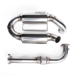 Force Turbos Polaris Rzr Xp Turbo Slip On Exhaust, Full System Option - Full W/o Resonator