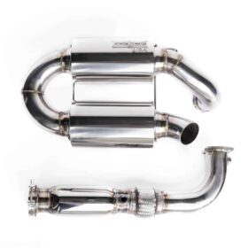 Force Turbos Polaris Rzr Xp Turbo Slip On Exhaust, Full System Option - Full W/ Resonator
