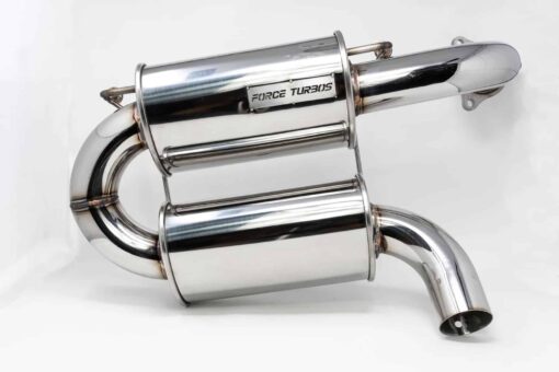 Force Turbos Polaris Rzr Xp Turbo Slip On Exhaust, Full System Option - Tamed