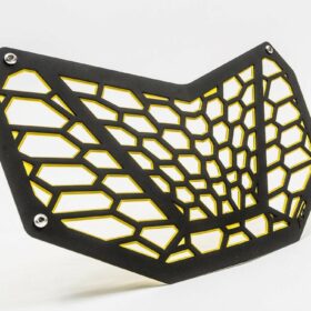 Agency Power Maverick X3 Grille, 2 Piece Color Options - Yellow Powder Coat