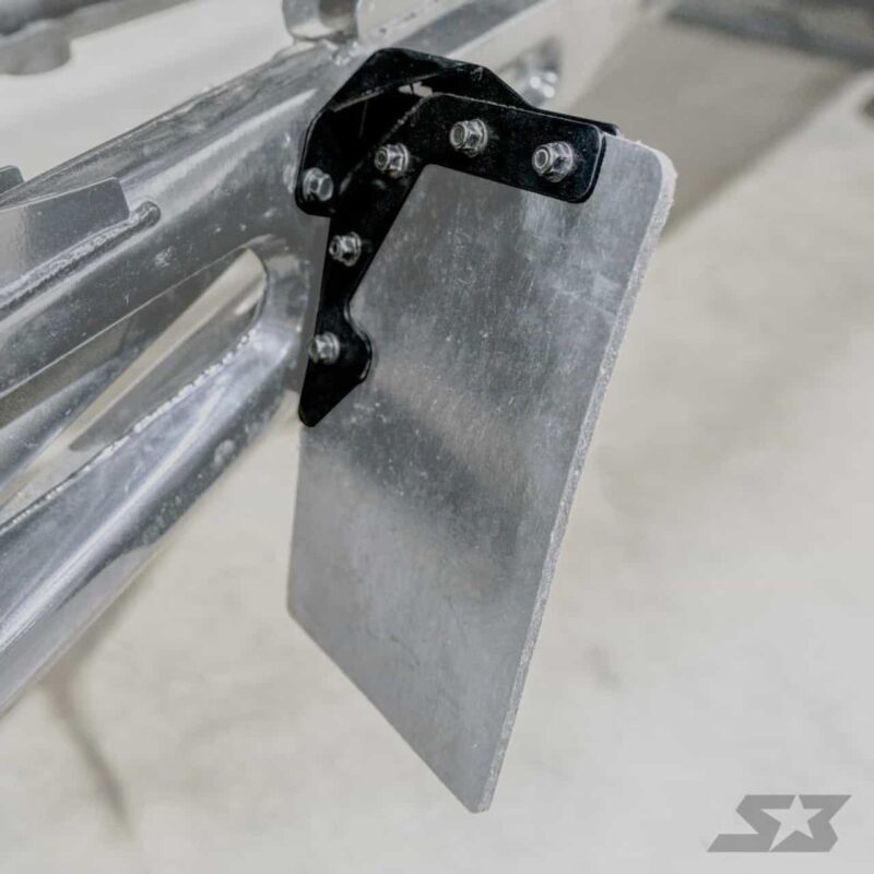 S3 Power Sports Polaris Rzr Pro R Mud Flap Brackets, Turbo R Mud Flap Brackets
