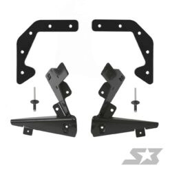 S3 Power Sports Polaris Rzr Pro R Mud Flap Brackets, Turbo R Mud Flap Brackets