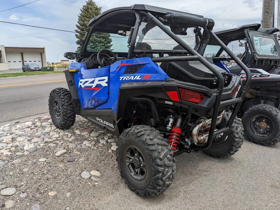 Force Turbos Polaris Rzr Trail Exhaust, Slip On Edition