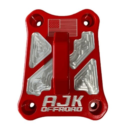 Ajk Offroad Polaris Rzr Pro R Radius Rod Plate, Turbo R Radius Rod Plate Plus Pull Hook