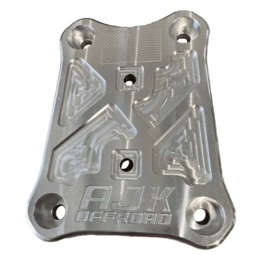 Ajk Offroad Polaris Rzr Pro R Radius Rod Plate, Turbo R Radius Rod Plate Plus Pull Hook