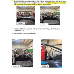 Trail Armor Kawasaki Krx 1000 Rear Window, Dust Guard