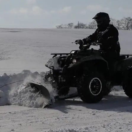 Moose Offroad Honda Rancher Plow, Straight Blade