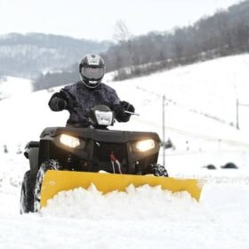 Moose Utility Can-am Outlander Plow, Straight Blade