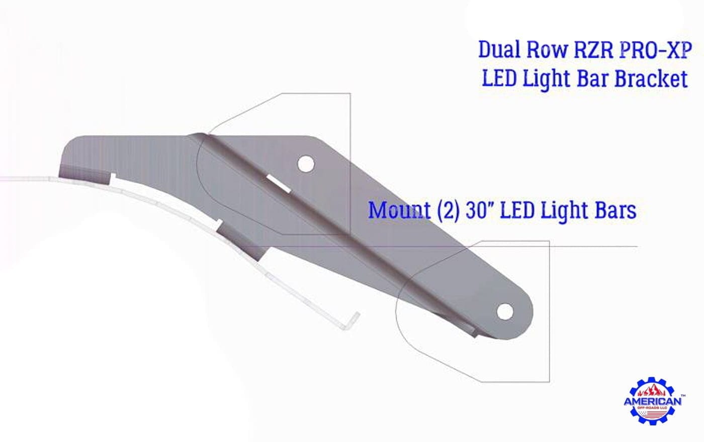 Polaris Rzr Pro Xp Light Bar Mount, Turbo R Light Bar Mount