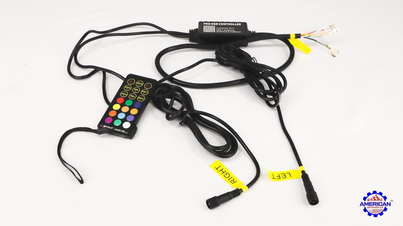 Spring Base Whips, Led Bluetooth Lights