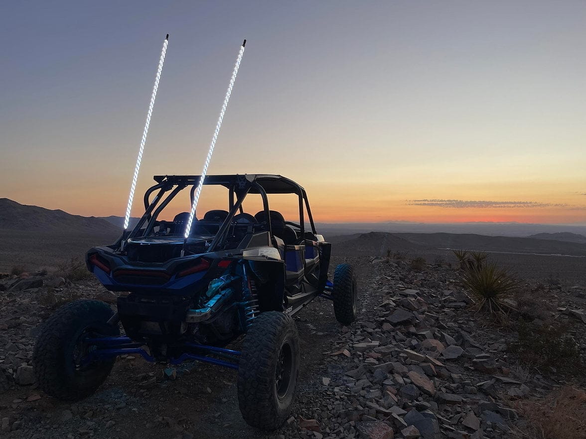 Spring Base Whips, Led Bluetooth Lights