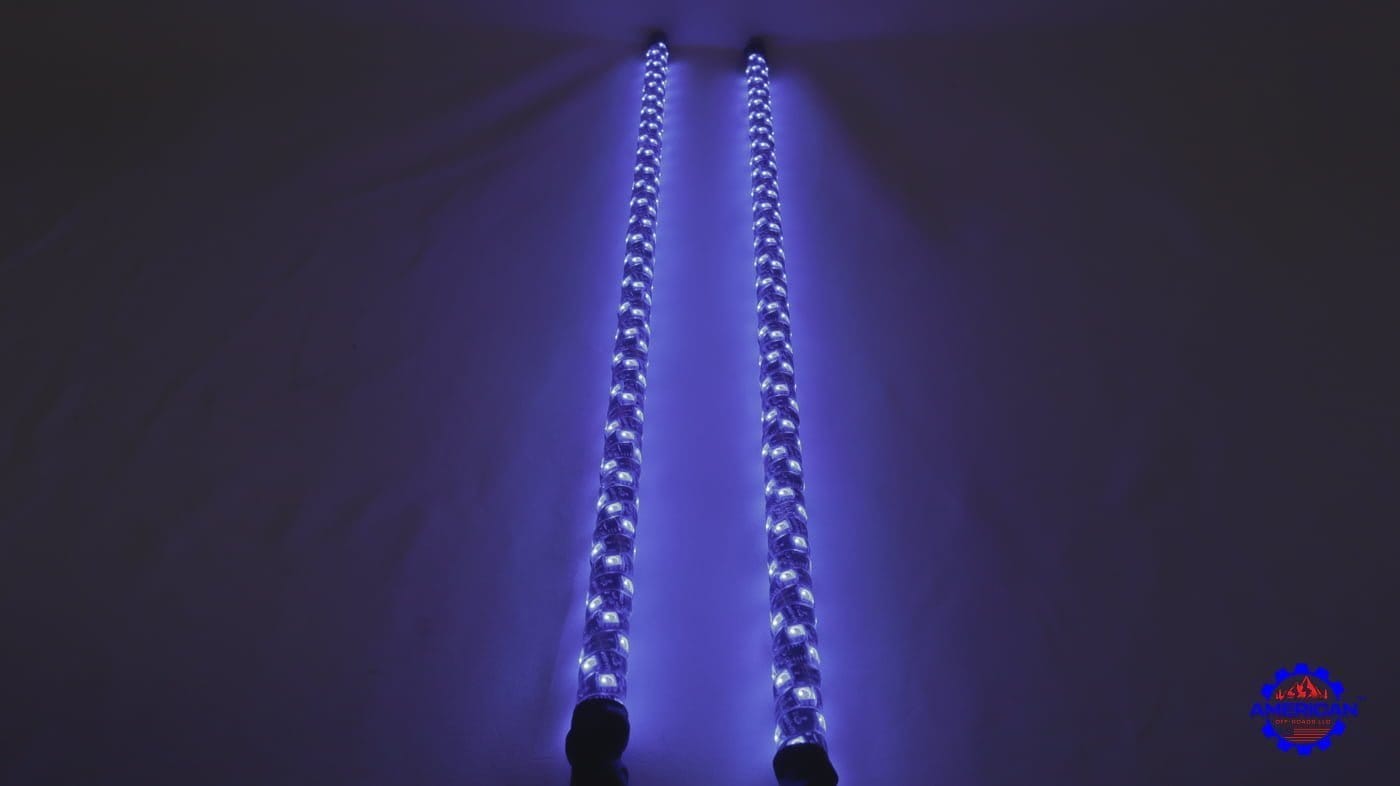 Spring Base Whips, Led Bluetooth Lights