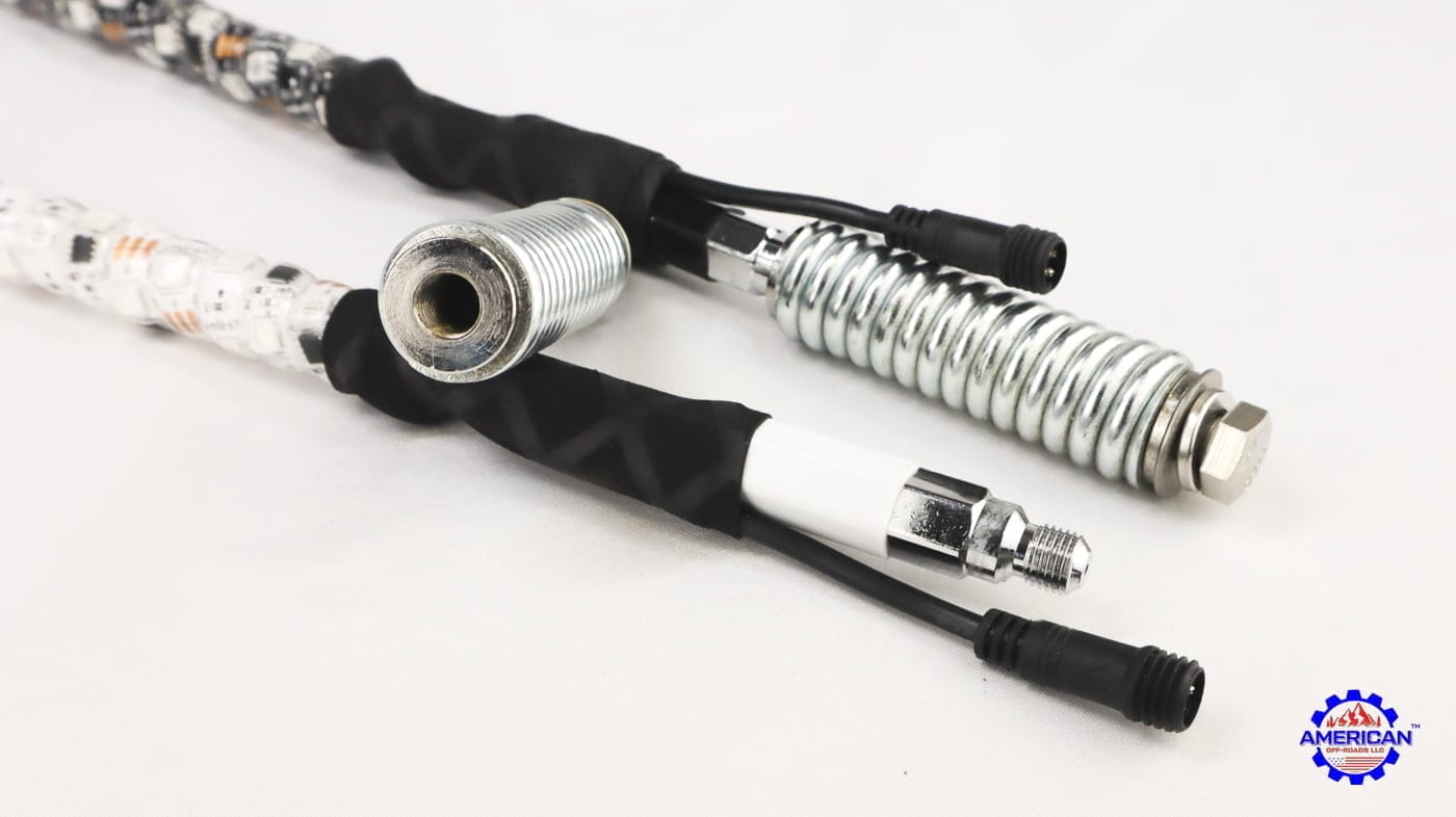 Spring Base Whips, Led Bluetooth Lights