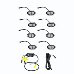 Whipit Utv/atv Rock Lights, 210 Degrees Of Coverage - 8 Pods
