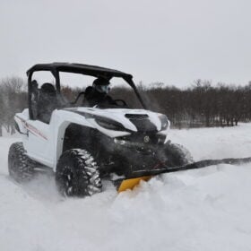 Moose Offroad Can-am Defender V Plow, Size And Adjusting Options