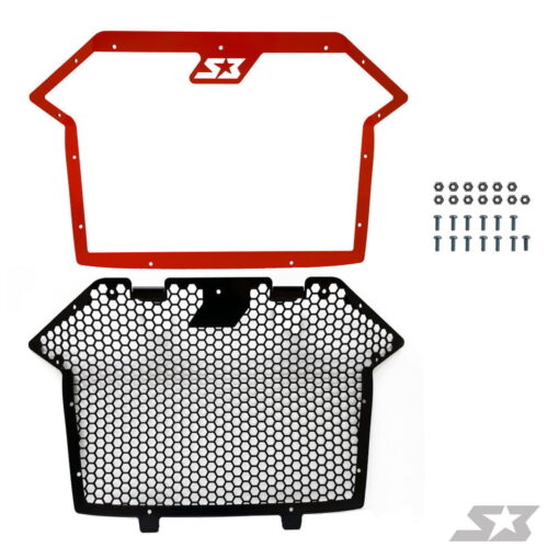 S3 Power Sports Polaris Rzr Pro Grille, Snap In Two Piece