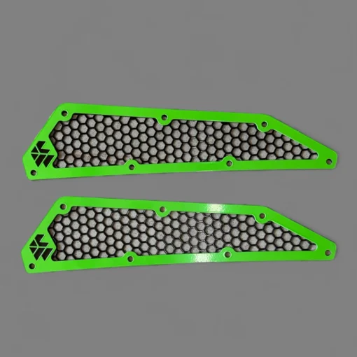 L And W  Fab Kawasaki Krx Intake Vents, Frogskin Protection