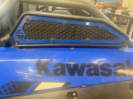 L And W  Fab Kawasaki Krx Intake Vents, Frogskin Protection