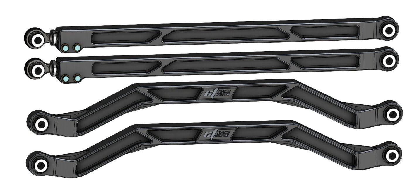 Ct Race Worx Polaris Rzr Pro R Rear Radius Rods, Turbo R Rear Radius Rods