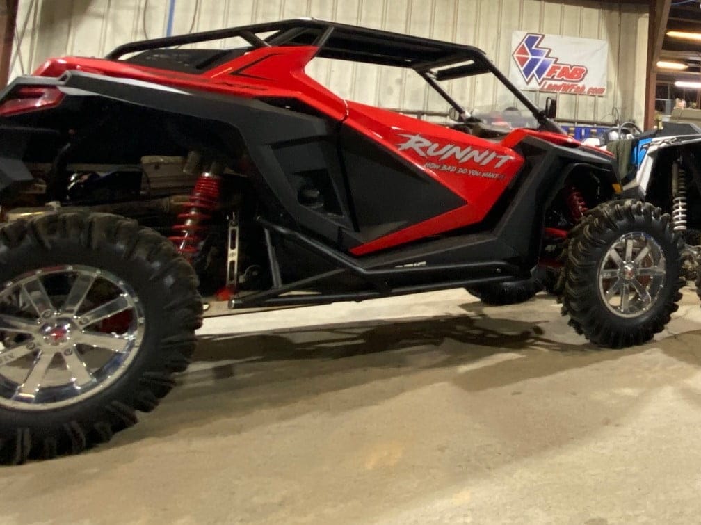 L And W Fab Polaris Rzr Turbo R Tree Kickers, Pro S Tree Kickers