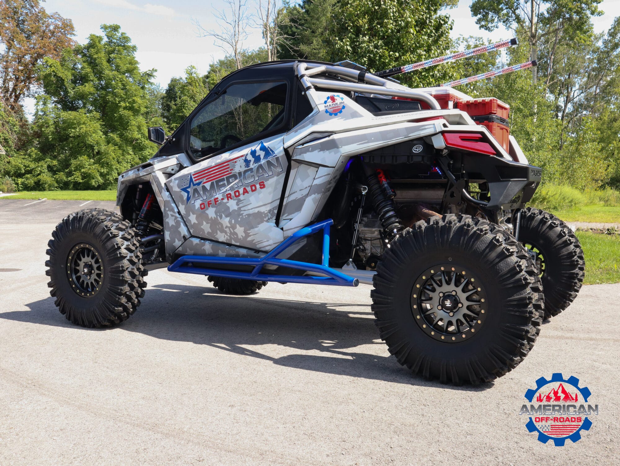 L And W Fab Polaris Rzr Pro R Tree Kickers, Nerf Bars