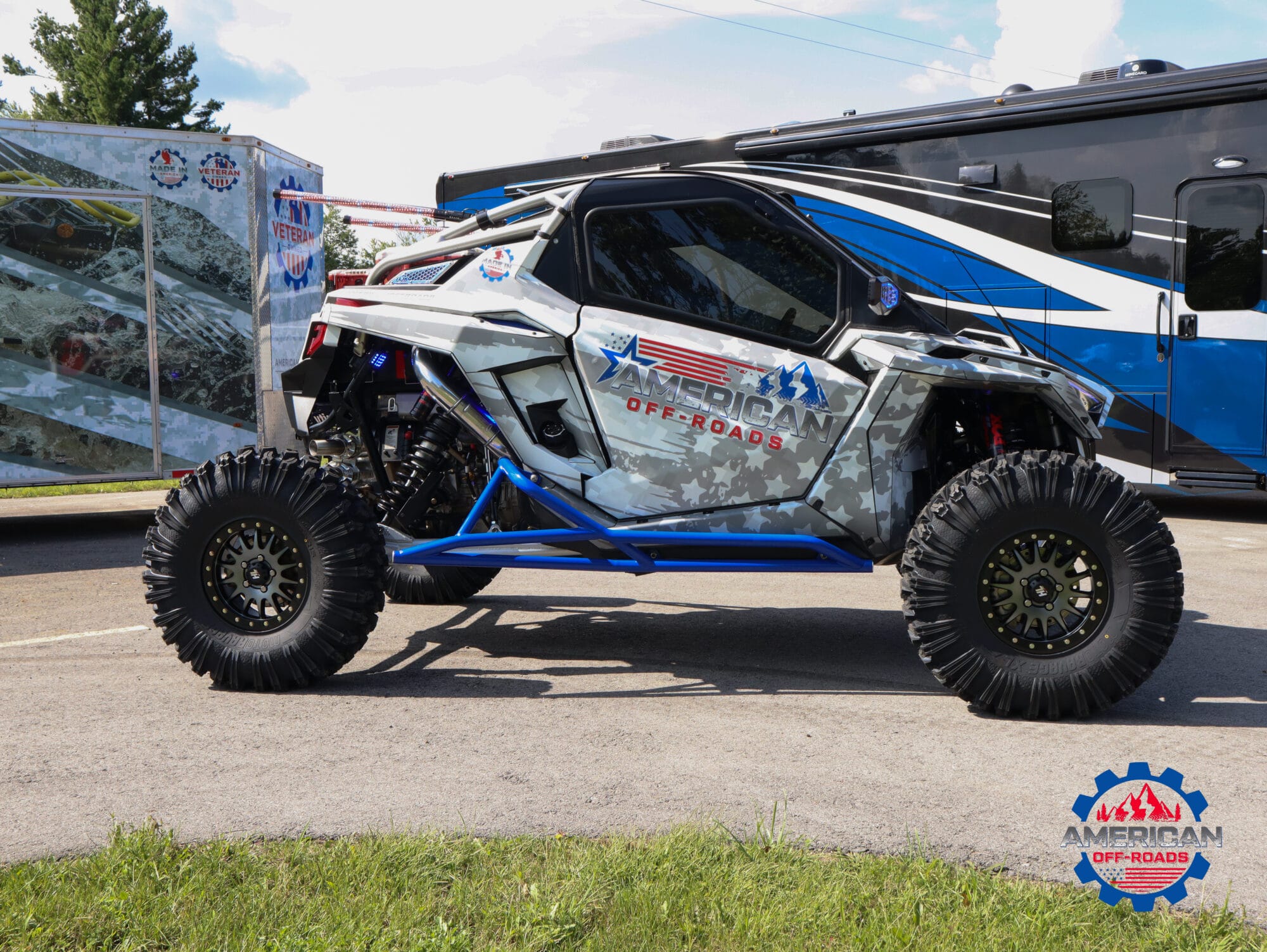 L And W Fab Polaris Rzr Pro R Tree Kickers, Nerf Bars