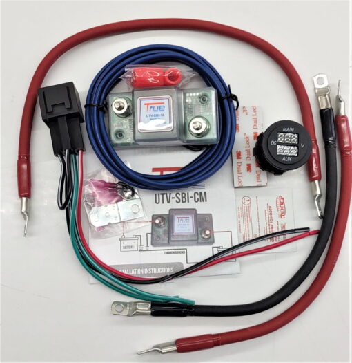 True Amalgamated Utv Lithium Dual Battery Wiring Kit, Smart Isolator