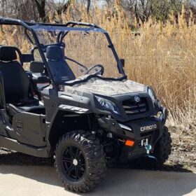 Cfmoto Uforce Front Windshield, Full Poly