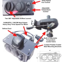 Ice Crusher Polaris Rzr 570 Cab Heater