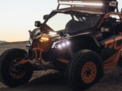 Heretic Studio Can-am Maverick X3 Shock Tower Light Bar, 10" Billet Led Kit