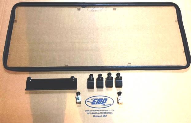 Polaris Ranger 570 Mid Size Rear Window, Dust Shield