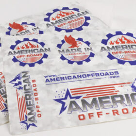 American Off-roads Sticker Sheet, Multiple Logo's