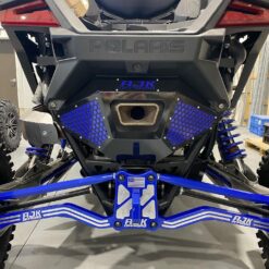 Ajk Offroad Polaris Rzr Pro R Muffler Cover, 2 Tone Meshed