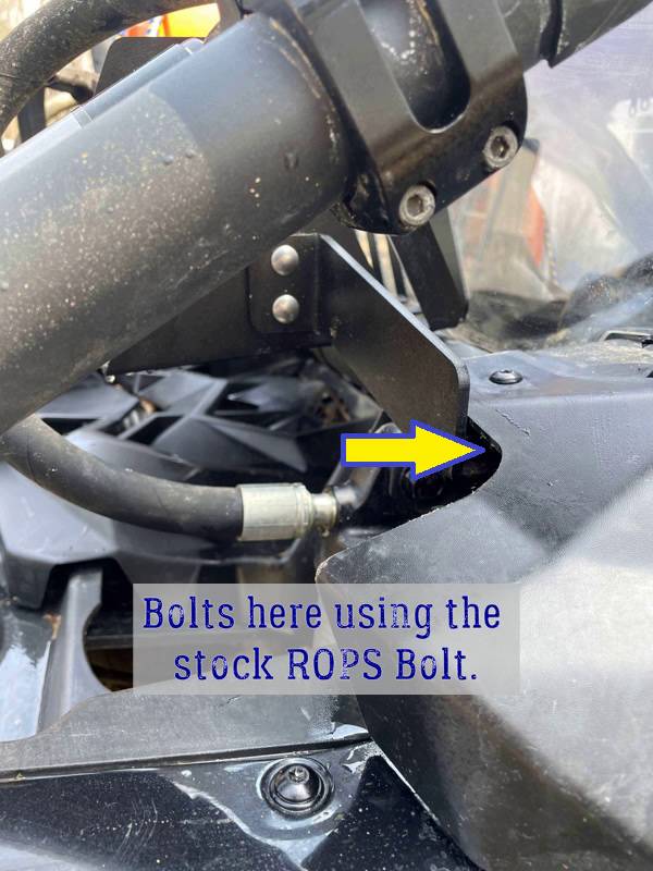 Can-am Maverick X3 Chain Saw Mount, Storage Basket