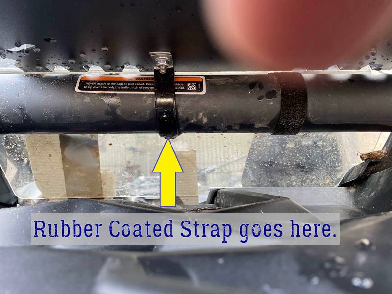 Can-am Maverick X3 Chain Saw Mount, Storage Basket