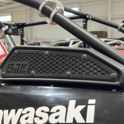 Ajk Offroad Kawasaki Krx Intake Vent Covers, Frog Skin Protection - Semi Gloss Black