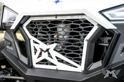 Madigan Motorsports Polaris Rzr 200 Grille, 2 Piece Clip-in Design