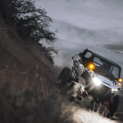 Heretic Studio Kawasaki Krx Headlights, Billet Led Upgrade