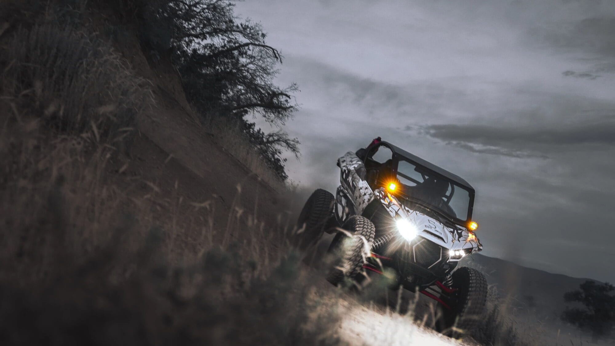 Heretic Studio Kawasaki Krx Headlights, Billet Led Upgrade