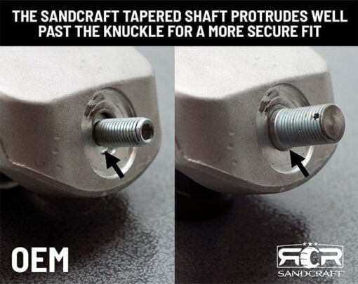 Sandcraft Motorsports Polaris Rzr Turbo R Lower Ball Joints, Pro S Lower Ball Joints