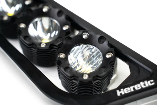 Heretic Studio Polaris General Headlights, Billet Led Upgrade