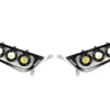 Heretic Studio Polaris General Headlights, Billet Led Upgrade