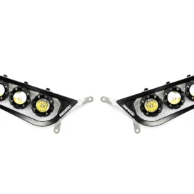 Heretic Studio Polaris General Headlights, Billet Led Upgrade