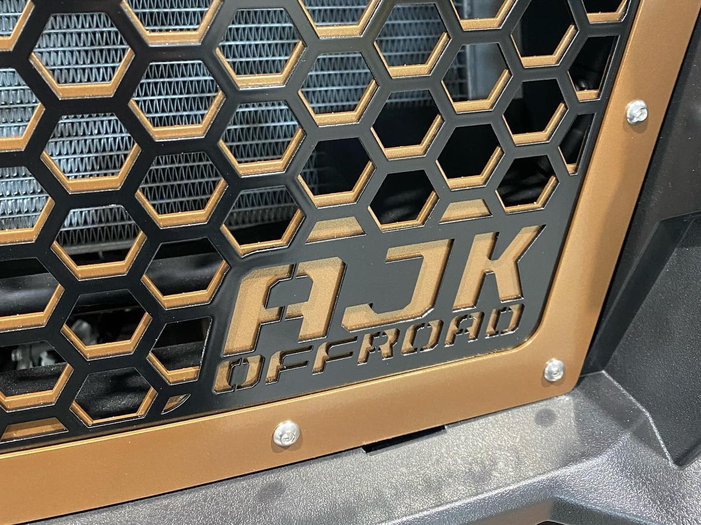 Ajk Offroad Kawasaki Krx Grille, Triple Layer Mesh