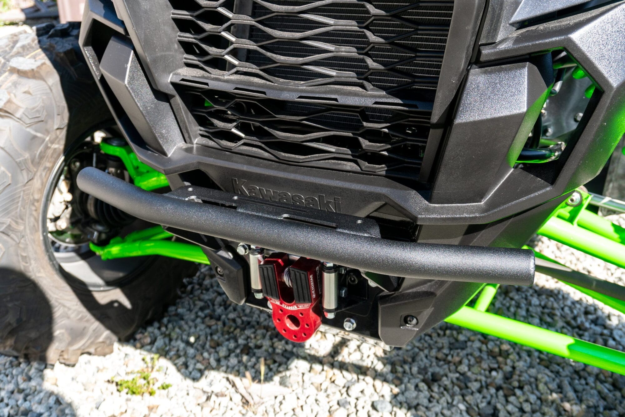 Madigan Motorsports Kawasaki Krx Half Bumper, Single Bar Design