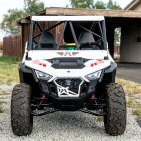 Madigan Motorsports Polaris Rzr 200 Grille, 2 Piece Clip-in Design