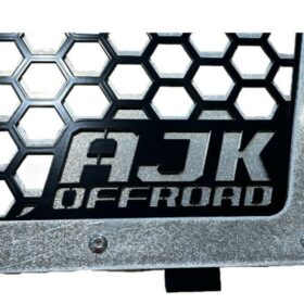 Ajk Offroad Kawasaki Krx Grille, Triple Layer Mesh - Raw