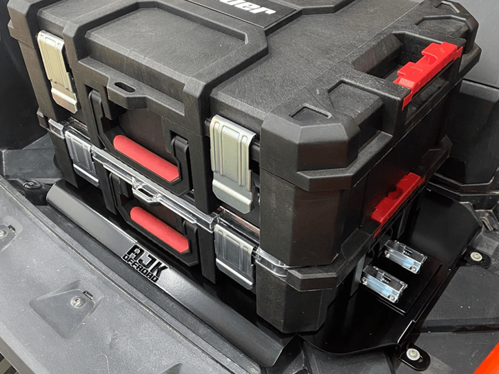 Ajk Offroad Honda Talon Storage Mount, Talon Bauer Tool Box Mount